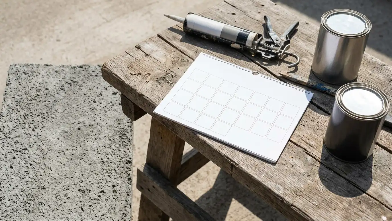 Concrete Maintenance Calendar for Middle Tennessee