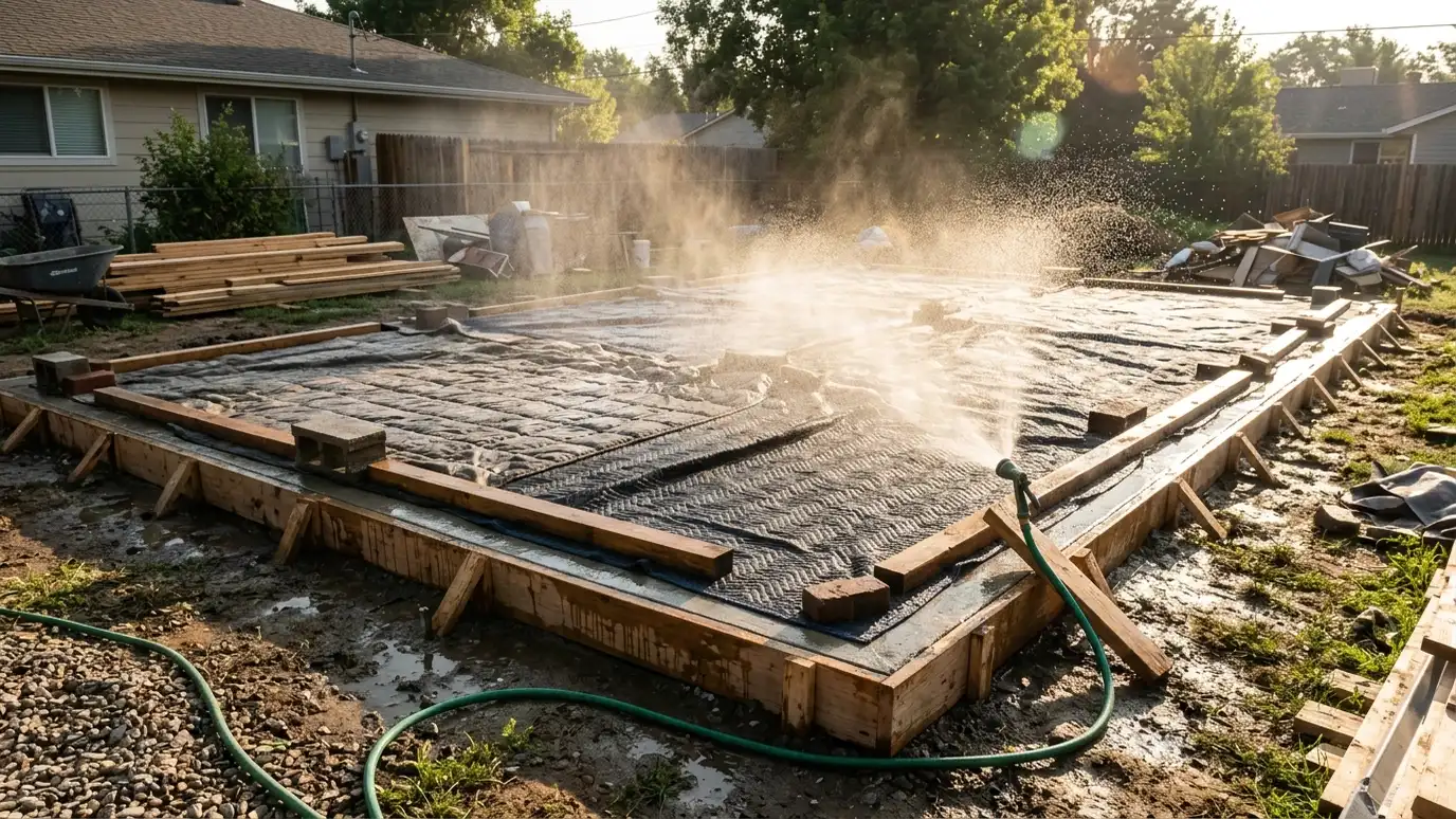 Concrete Curing and Weather: Pouring in Heat and Cold explained for Nashville and Middle Tennessee