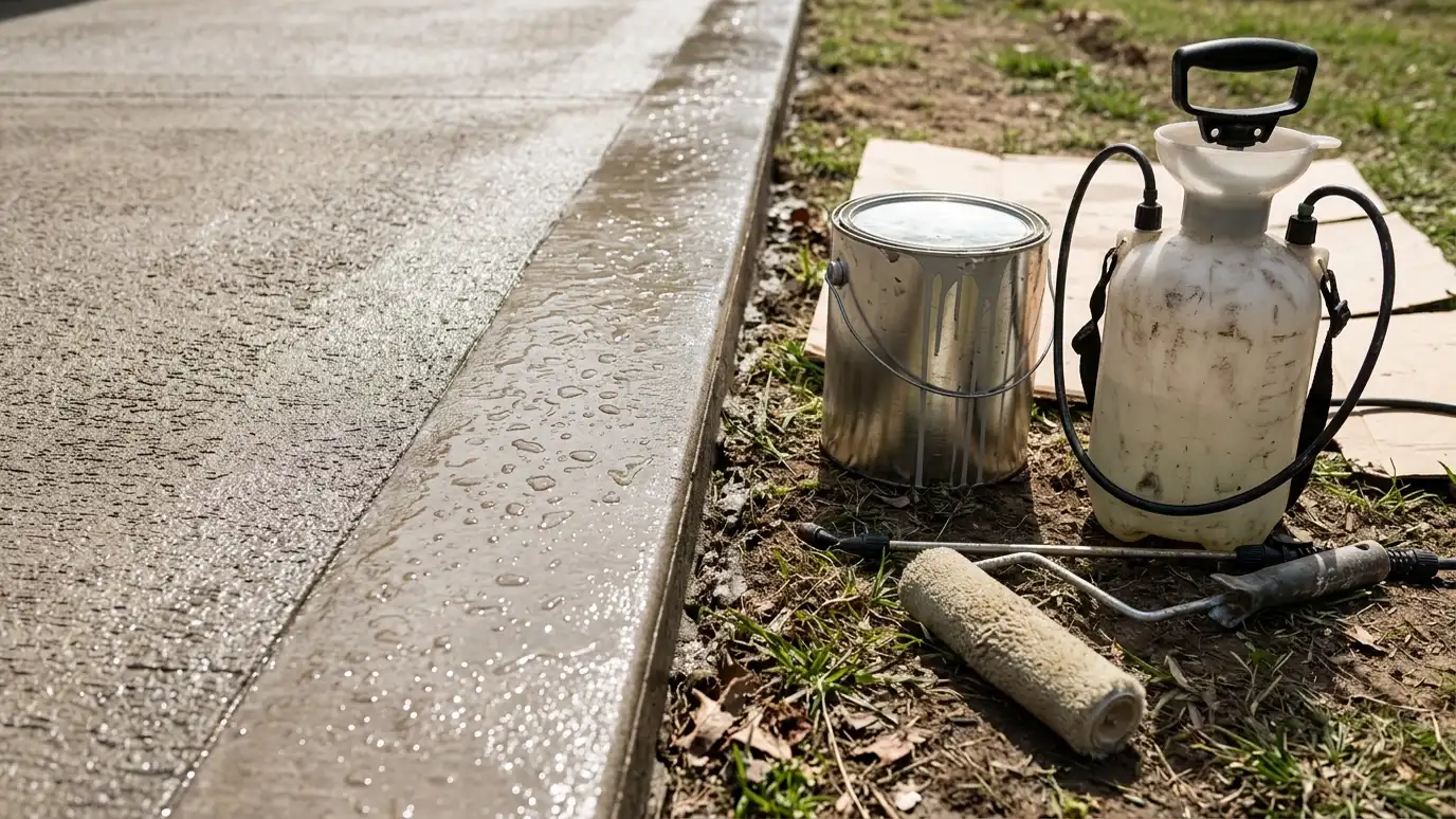 Concrete Sealers: Types, Looks and Upkeep explained for Nashville and Middle Tennessee