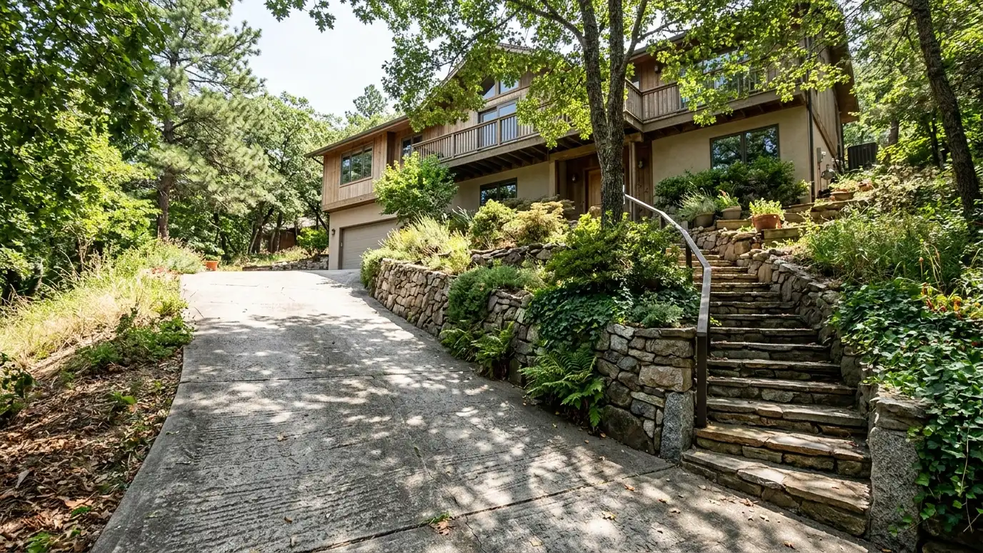 Concrete for Sloped and Hilly Lots explained for Nashville and Middle Tennessee