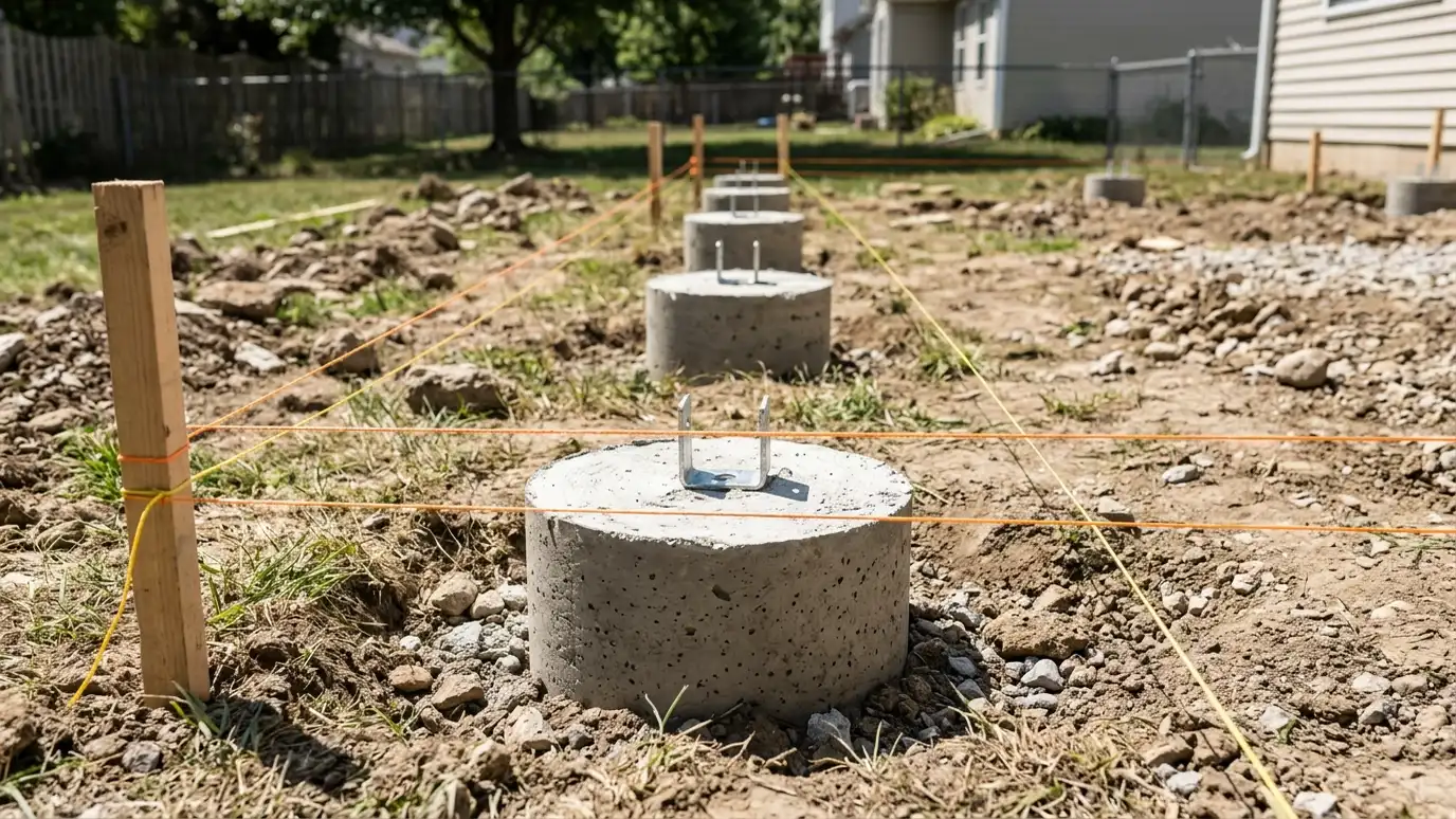 Concrete Piers and Deck Footings in Nashville and Middle Tennessee