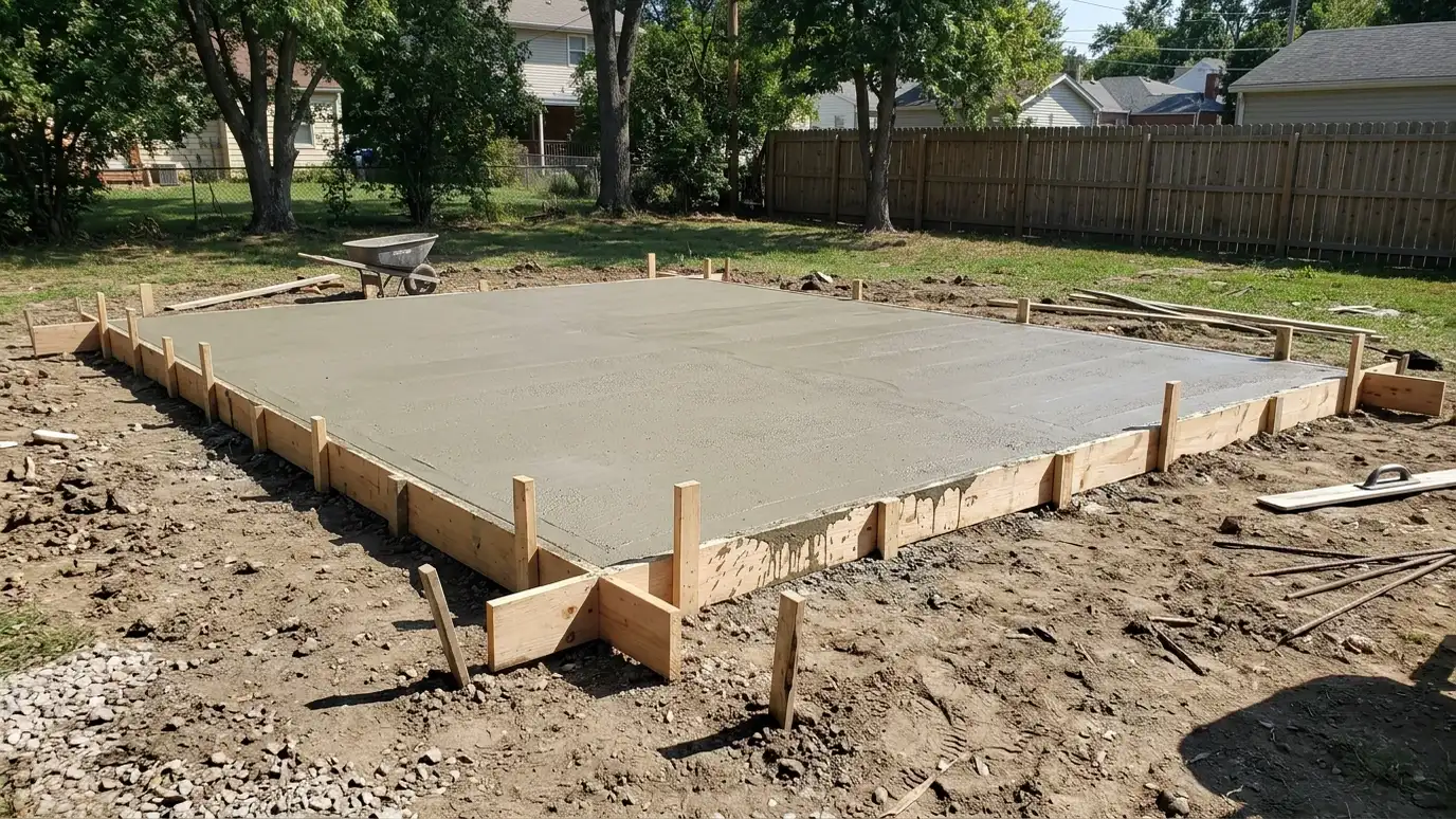 Concrete Slabs for Garages and Sheds in Nashville and Middle Tennessee