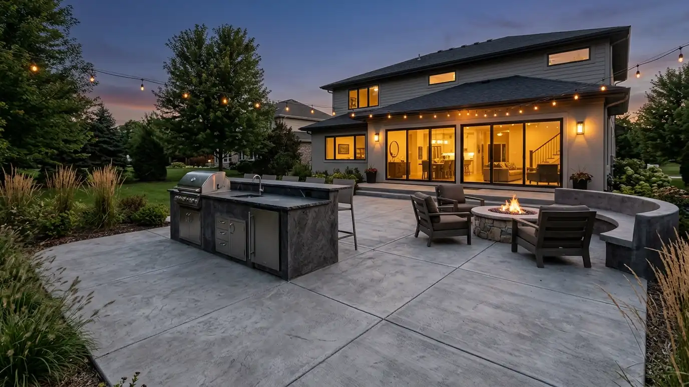 Outdoor Kitchen and Fire Pit Slabs in Nashville and Middle Tennessee