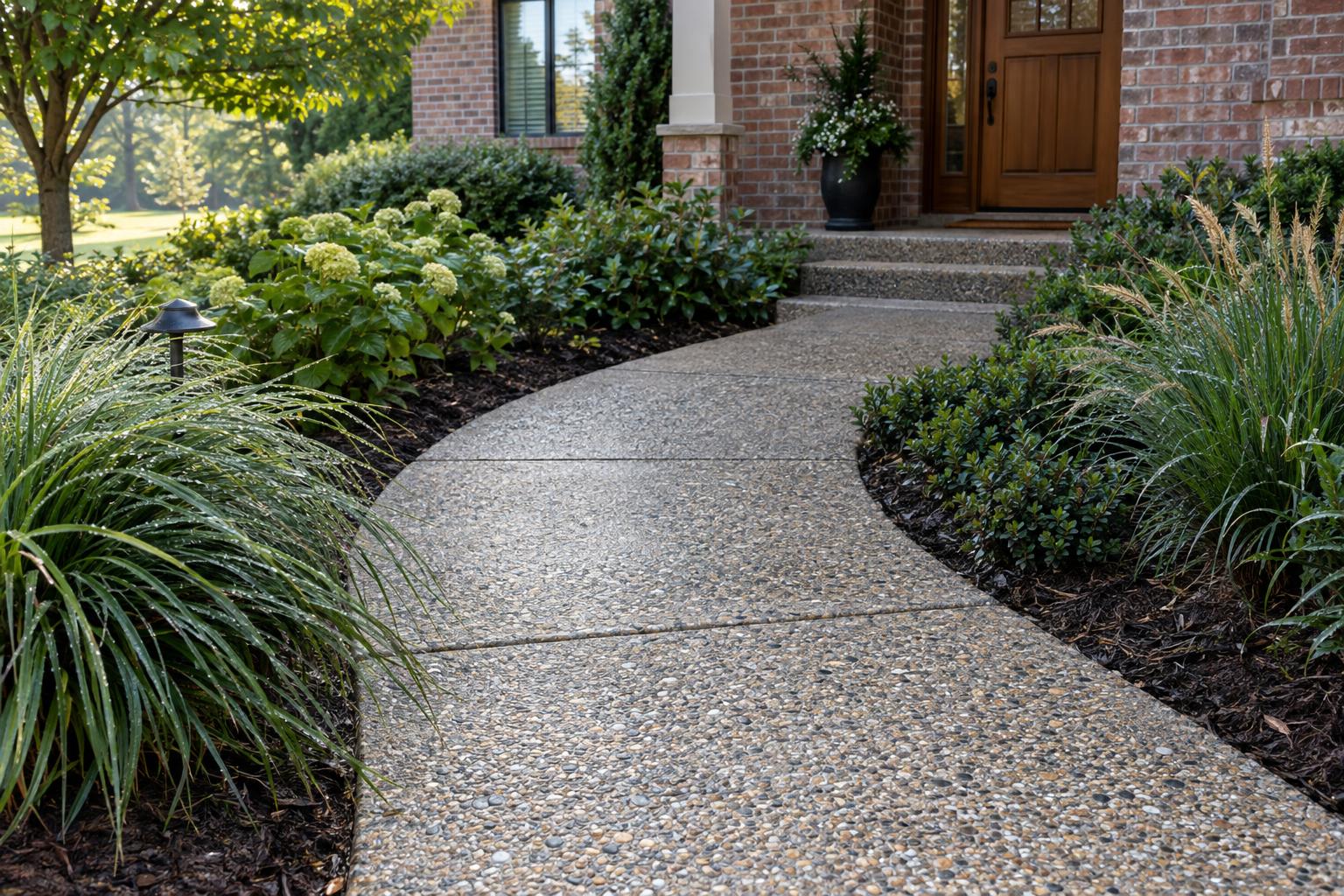 Concrete Walkway Design in Nashville